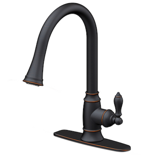 Traditional Style Pulldown Kitchen Faucet