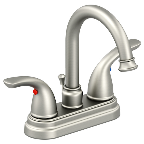 Transitional Two Handle Centerset Lavatory Faucet